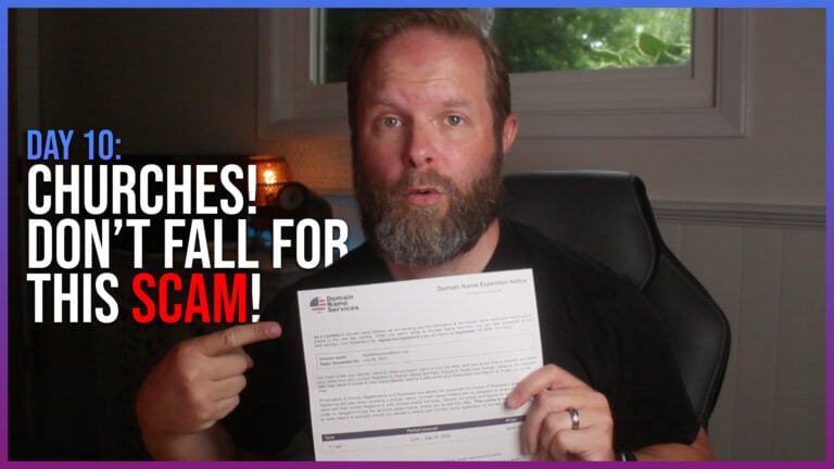 Scam Alert: Protect Your Church from Overpriced Domain Renewal Letters