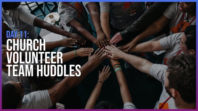 Transform Your Church Culture with Team Huddles