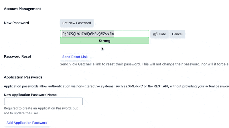 Create a Password